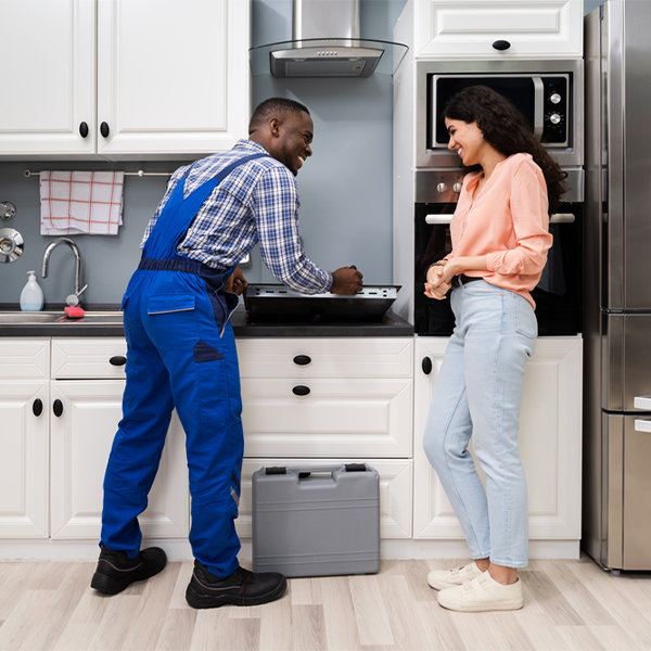 can you provide an estimate for cooktop repair before beginning any work in Rowley